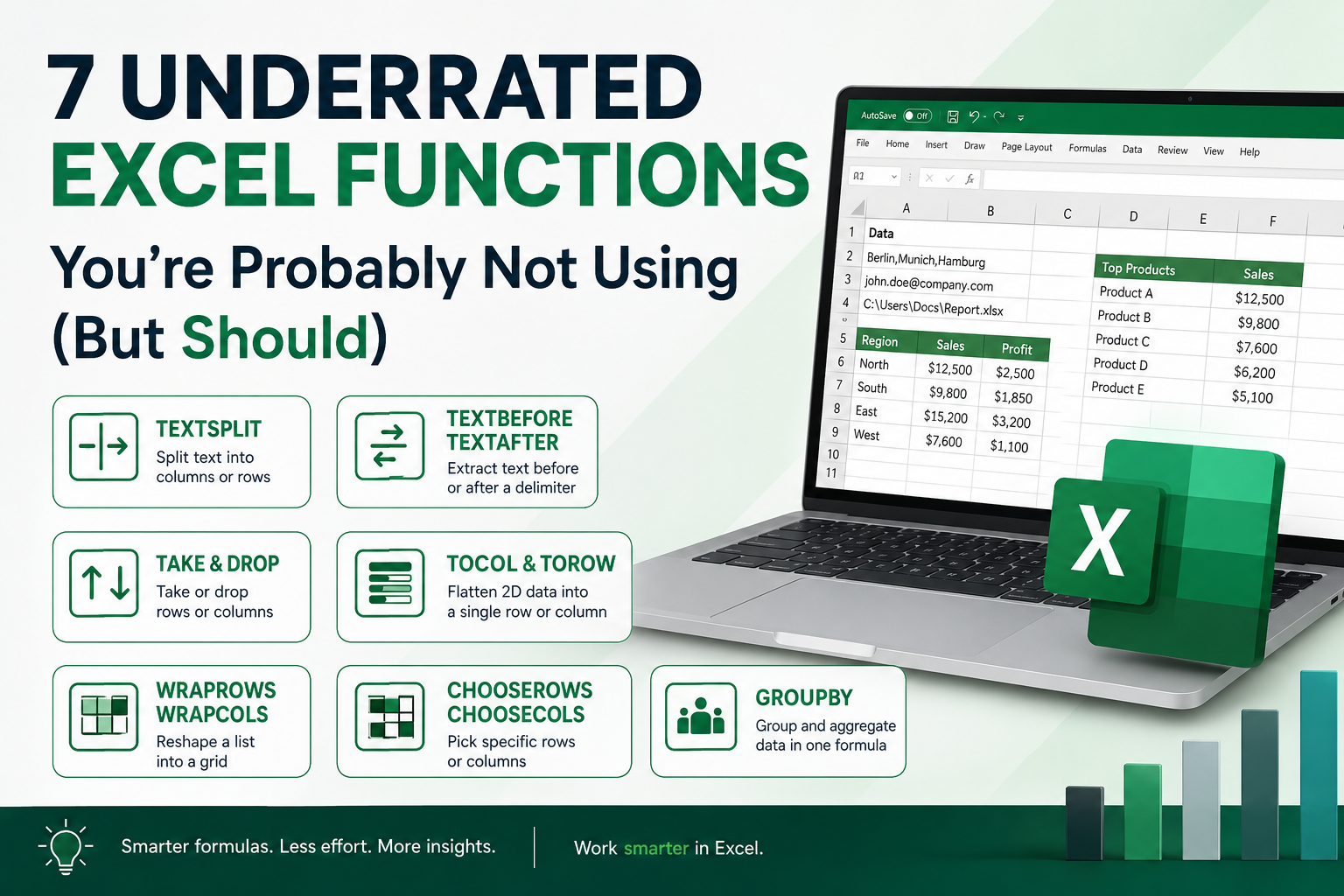Underrated Excel functions that you need to know